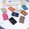 Trendy Women's Leather Cards Wallet Multi-pocket Compact Bifold Card Holder, Stylish Credit Card Case for Daily & Travel Storage