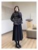 Elegant High-Waisted Wool Blend Midi Skirt – Minimalist, Warm, and Flattering Winter Style
