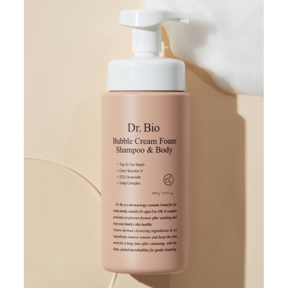 Dr.bio Bubble Cream Foam Shampoo   Body Wash 450g