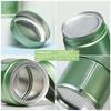 Airtight Tinplate Tea Canister Storage Container For Leaf Tea Bags Matcha Powder Sealed Pantry Organizer Kitchen Tea