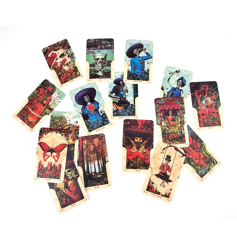 78 stk. Kortstokk Orakler Mystisk Spådom Santa Muerte Tarotkort Brettspill