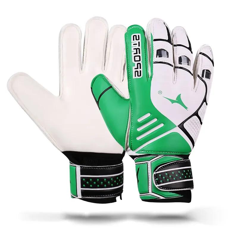 Non-Slip Professional Soccer Goalie Goalkeeper Gloves Breathable Glove Kids Children Adult Football Training Finger Protection