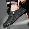 Trendy Men Casual Leather Shoes Brand Urban Business Comfortable Men's Shoes Quality Outdoor Versatile Low Cut Walking Man Shoes