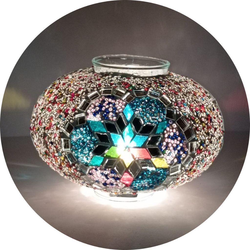 5pc Turco Marocchino Colore Mosaico In Vetro Lampada Antica Lampada A Mosaico Bohemian Tiffany Soffitto Appeso Lampadario a Sospensione Lampadario