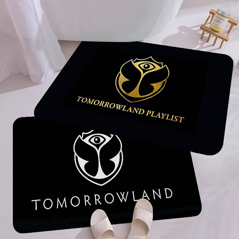 T-Tomorrowland Music Logo Tappeto per Corridoio Stile INS Morbido Pavimento per Camera da Letto Tappetino per Lavanderia Casa Tappeti Antiscivolo per Zona Comodino