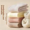 5 Pairs of Women's Autumn and Winter Fleece Thickened Warm Circle Wool Stockings