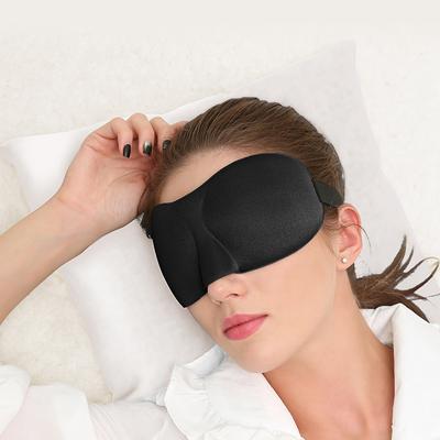 Augenmaske zum Schlafen, 3D-konturierte Cup-Augenbinde, konkav geformte Nachtschlafmasken blockieren Licht mit Augenklappe für Frauen und Männer
