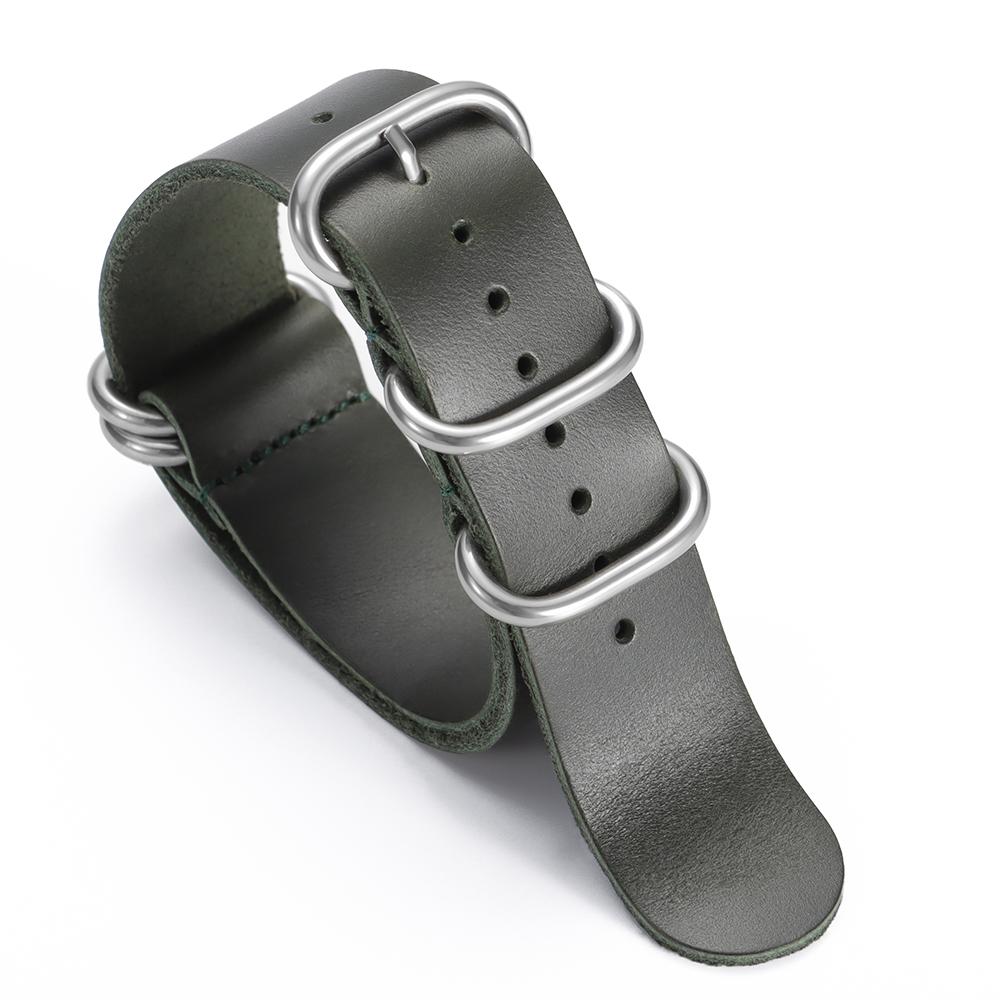18mm 20mm 22mm Vintage Echtes Leder Uhrenarmbänder Rindsleder Uhrenarmband für Herren Damen Uhrenverstellung Ersatzzubehör