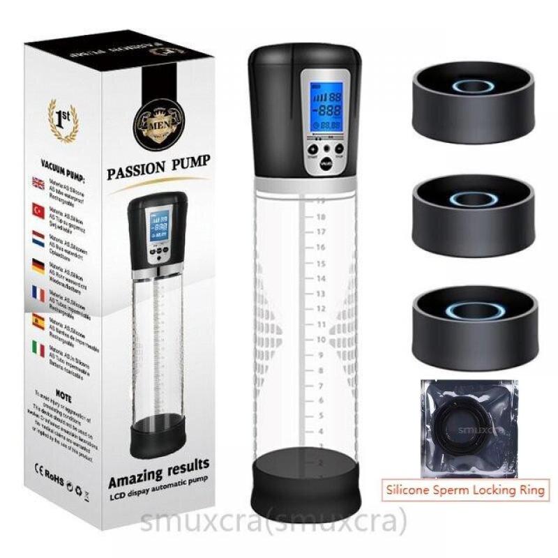 Automatic Penis Pump Electric Sucking Pump Real Penis Trainer for Man Big Cock Extender Penis Enlargement Sex Tool Adult Toys 18