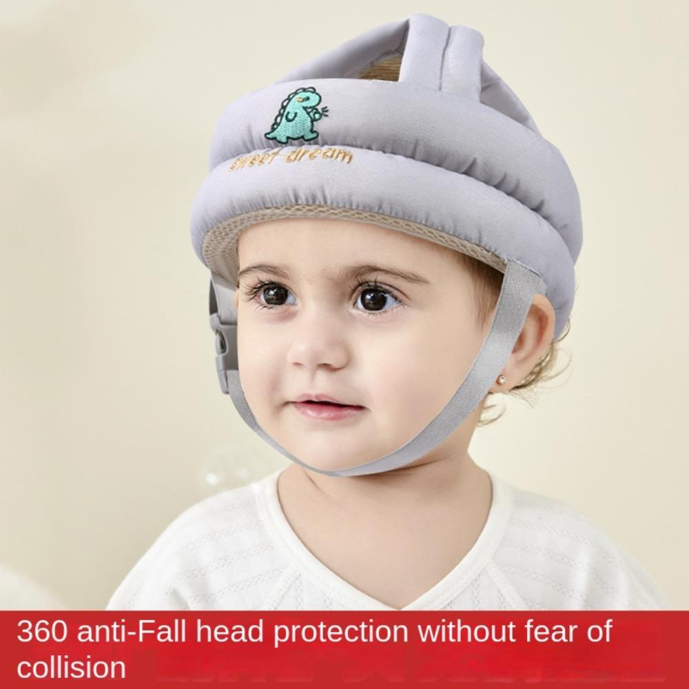 Atmungsaktive Baby-Anti-Sturz-Kappen Verstellbare Kleinkindkappe Kreativer Babyhut Junge