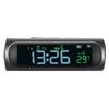 Solar/USB Car Clock with Time/Date/Temperature Display Car Dashboard Digital Clock for Truck Office Home and Outdoor Camping