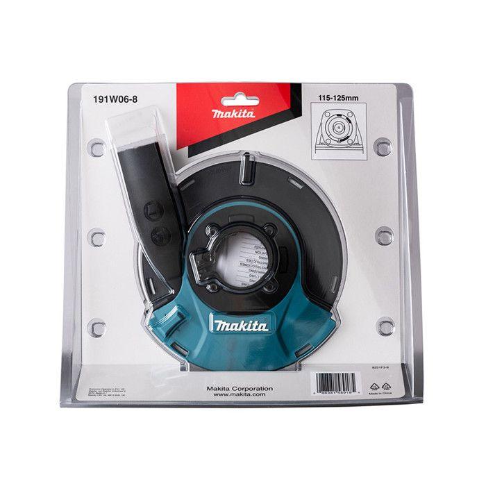 Carter d'aspiration - makita - 191w068 - 125 mm - guide réglable - métal durable