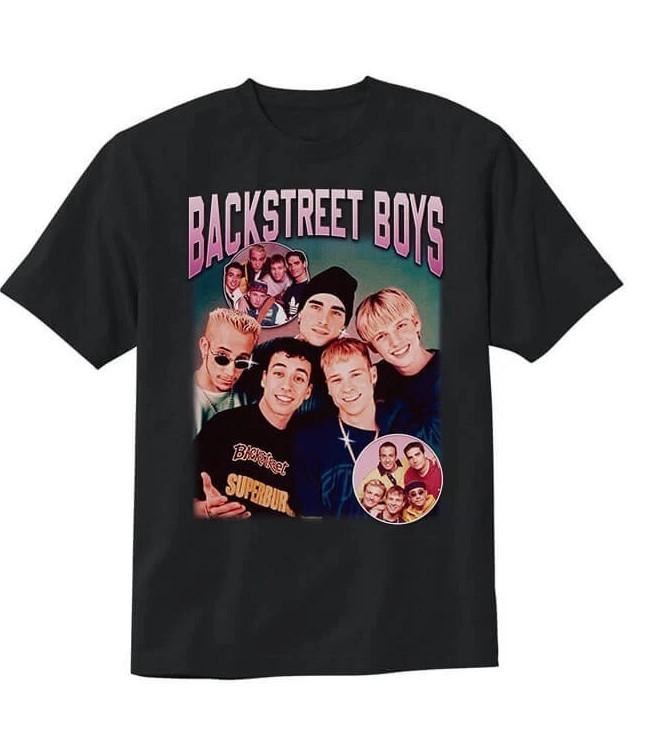 Backstreet Boys Vintage Destroyed Mens T-shirt, Size S-4XL