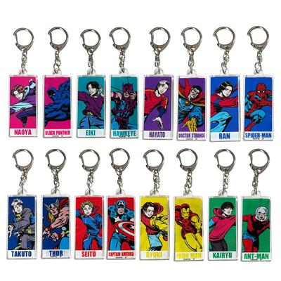 Small Planet Marvel Marzel Comic Pattern Design Blind Acrylic Keychain 8 Types Single Item | Double-Sided
