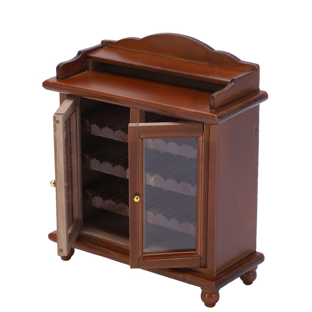 Wooden Cabinet Elegant Ature Cabinet Furniture for 1Celsius12 Doll House