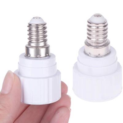 1/5Pcs Led Light Lamp Holder Converter E14 To GU10 Ceramic Base Screw Bulb Socket Adapter Heat Temperature LED Halogen Lamp Base