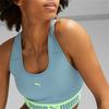 Puma Strong Letter Logo Print Medium Support Sports Bra Women Sports Bra Dark-Blue 521598-48