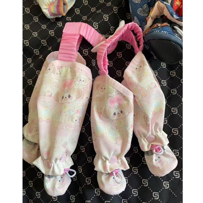 

Dog out dust pants cute anti-dirty pants legs dog anti-dirty pants than bear teddy quads XXL chest 55 back 45 about 14-8.5 kg