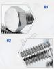 M1.6 M2 M3 M4 M5 M6 M8 M10 x 6-80 mm TC4 GR5 Titanium Alloy Hex Head  Bolt Screw Bicycle Motorcycle
