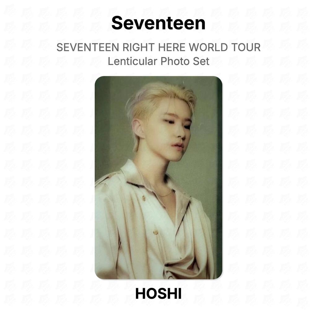Seventeen RIGHT HERE WORLD TOUR Lenticular Photo Set Official Photocard