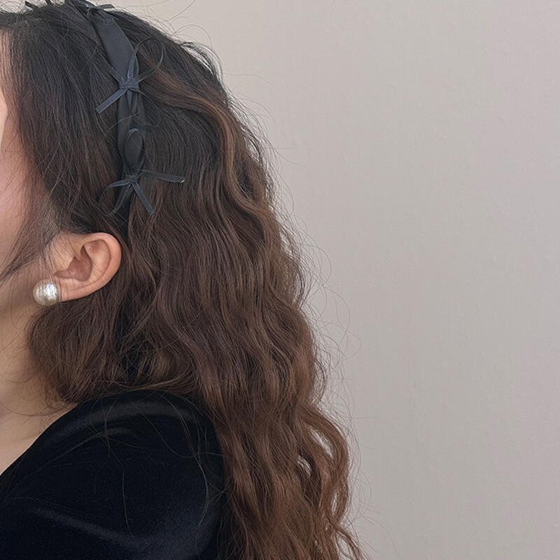 Bellone Ribbon Hairband Headband black