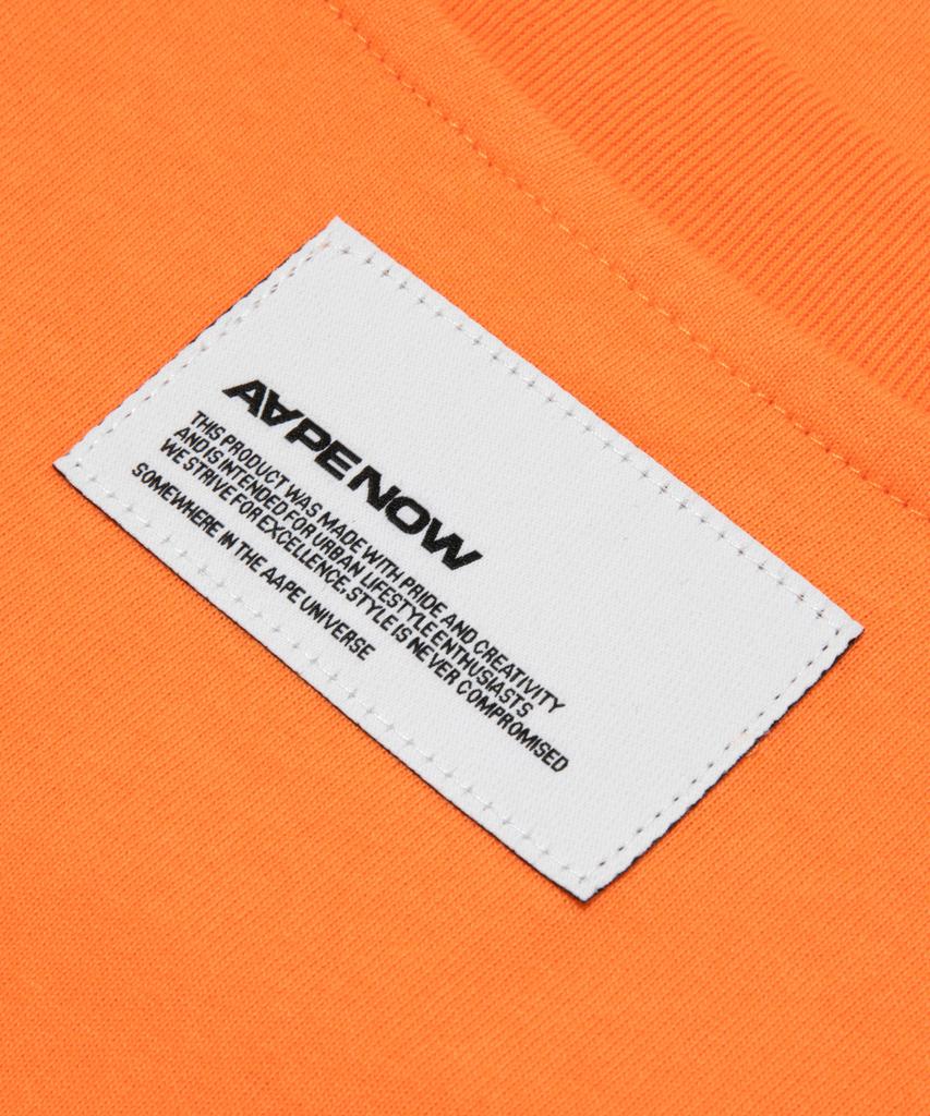 Eipeu Aapenow Aape Heart Long Sleeve T-Shirt Orange / Aapltm1815Xxqorx