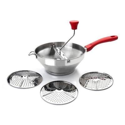 IBILI Kartoffelpresse Edelstahl - 3 Scheiben - 24 cm