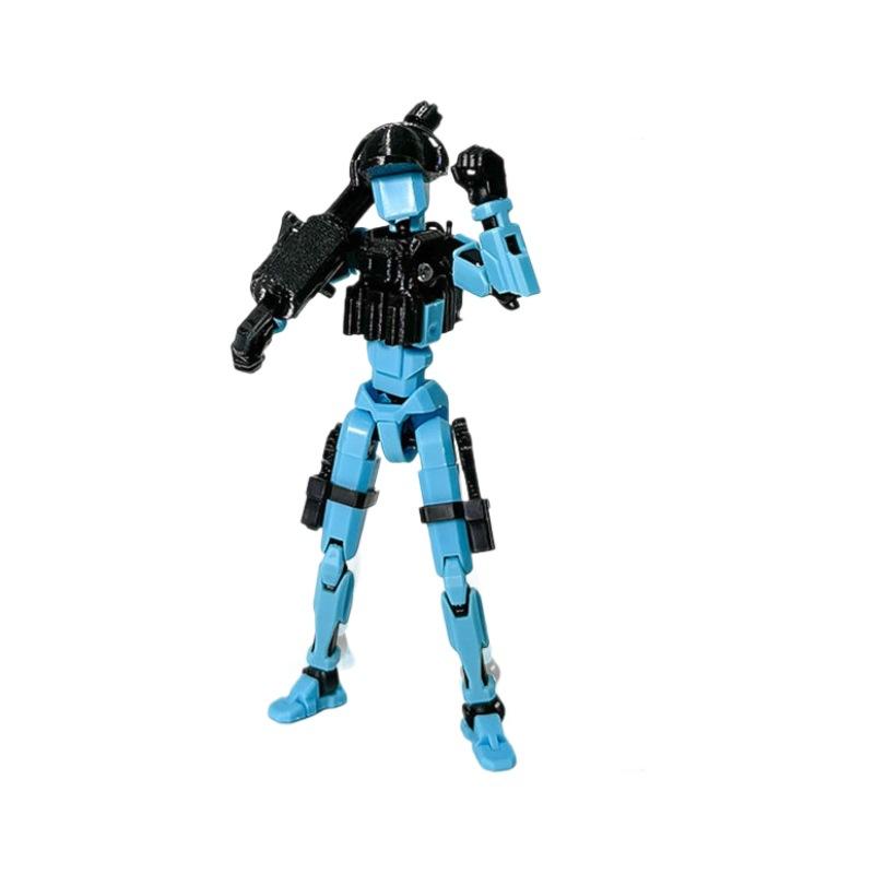 3D Printed 13 Joints Movable Action Figures Dummy T13 Toy Doll Robot Diy Assembly Model Lucky13 Toy Desktop Decoration