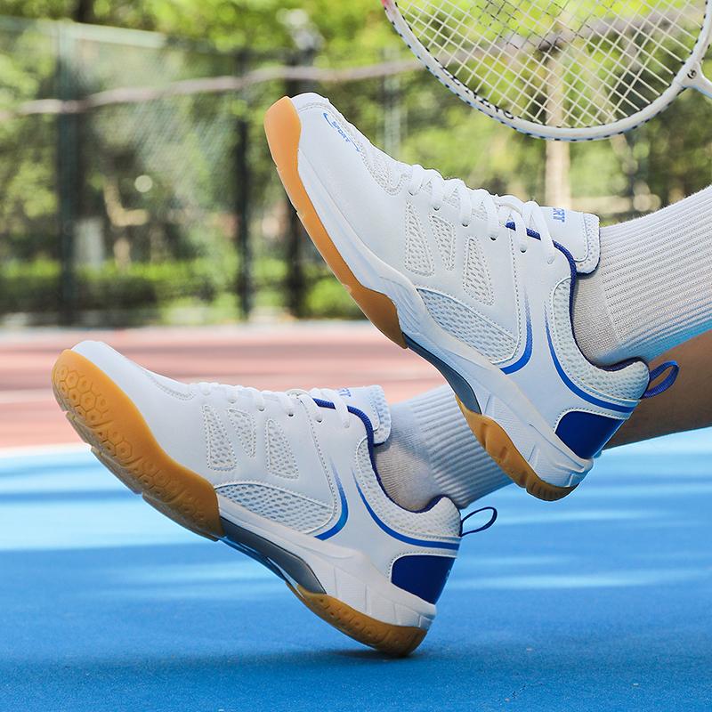 Badminton Shoes for Men and Women Professional Sports Training Shoes Shock-Absorbing Breathable Table Tennis Shoes, Tennis Shoes