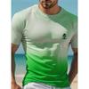 Hawaiian Street Fashion Men's T-shirt New Summer Beach Vacation Men's Casual T-shirt Outdoor Beach Men's Short-sleeved Top