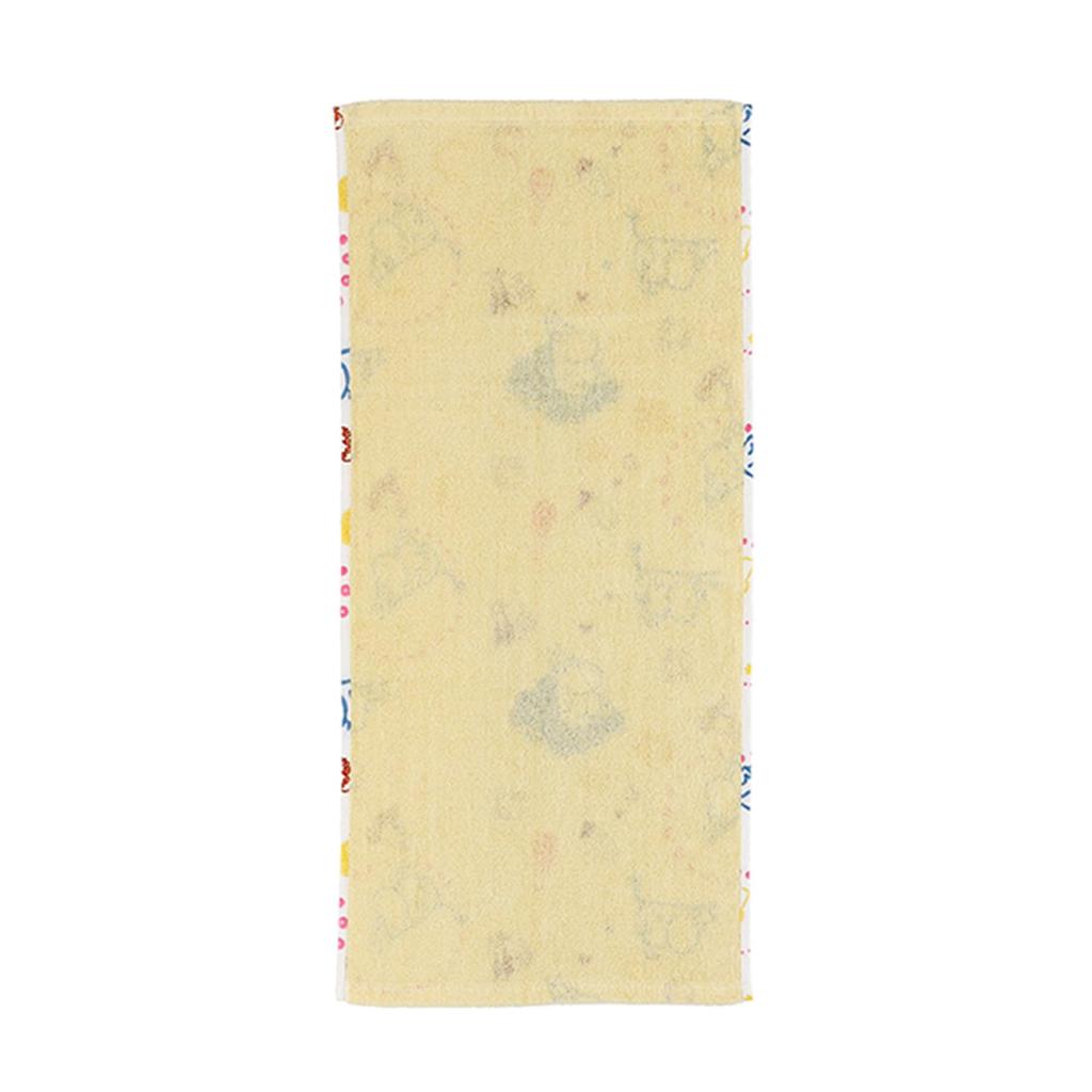 Marushin Face Moomin Playing In the Softly Twisted Organic 1405052100 Towel, Sky, Non-Formaldehyde, Cotton,