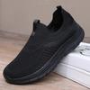 Mens Walking Shoes Lightweight Breathe Casual Mesh Running Shoes Slip On Fashi Tennis Sneakers Comfort Gym Workout Trainers