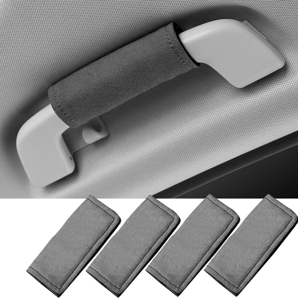 Universal Car Roof Armrest Covers Car Grab Handle Cover Auto Parts Car Handbrake Grip Car Interior Accessories Handle Protector