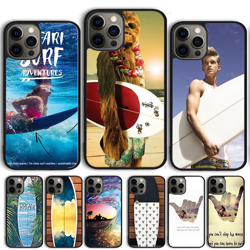 Surfer Surf Hang Loose Shaka Phone Case Cover For iPhone 17 Air 15 16e 14 13 11 12 Pro Max Max Plus Back Coque shell