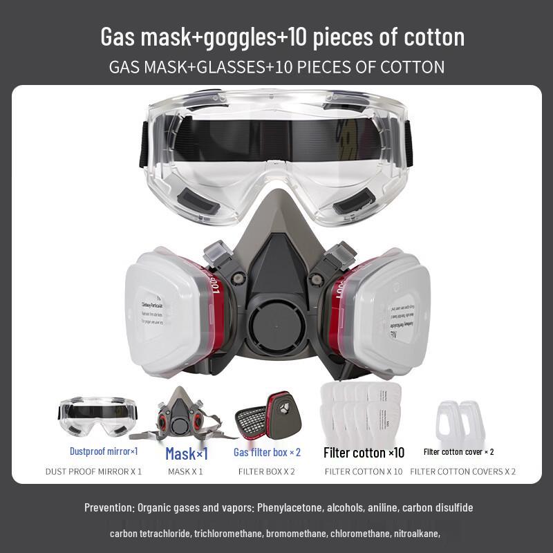 Lieve Half-Face Respirator Mask Medium