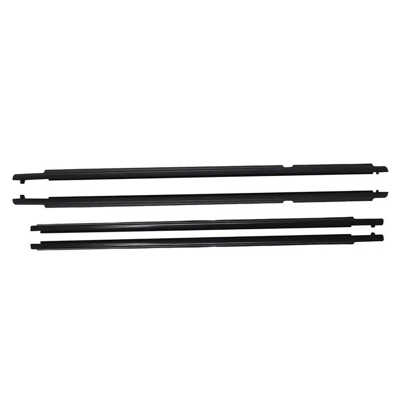 4Pcs Car Window Weather Strip Window Glass Waterproof Pressure Strip Sealing Strips For FJ Cruiser 2007-2014
