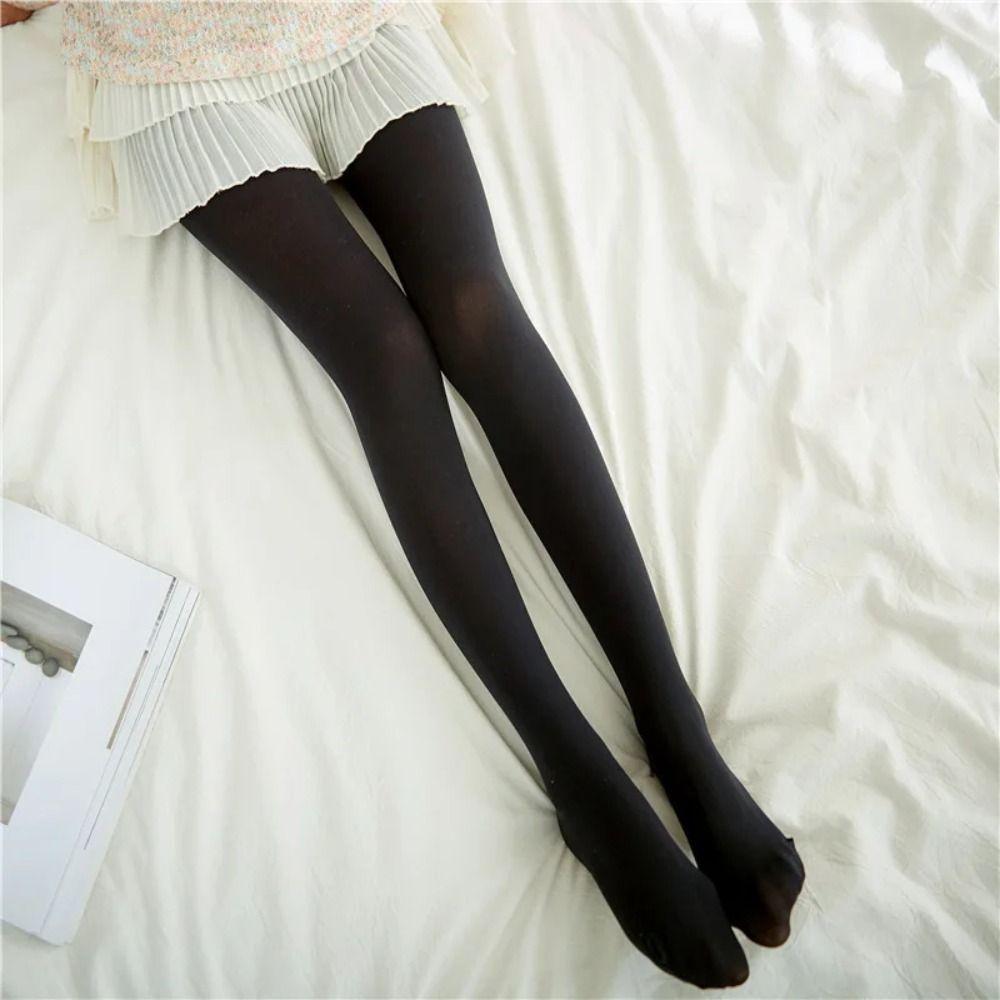 Anti-hook White Pantyhose Uniform Size Ballet Dance Tights Sweet White Stockings  Women