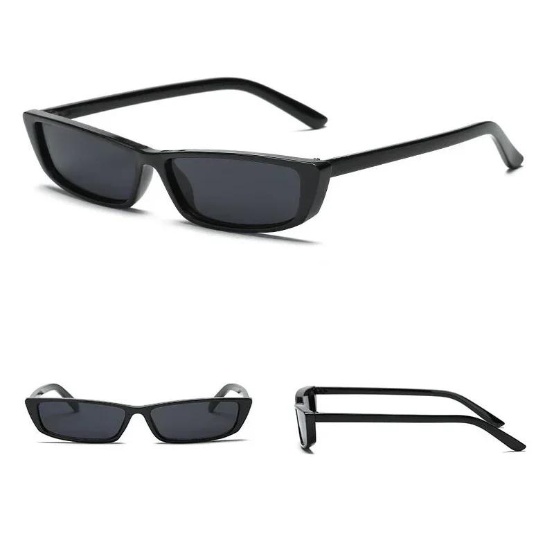 New Small Rectangle Sunglasses Women Cool Brand Designer Colorful Sun Glasses Female Small Frame Outdoor Eyewear