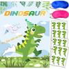 Dinosaur Unicorn Muscle Male Theme Party Supplies Blindfolded Game Poster Fun Game Poster
