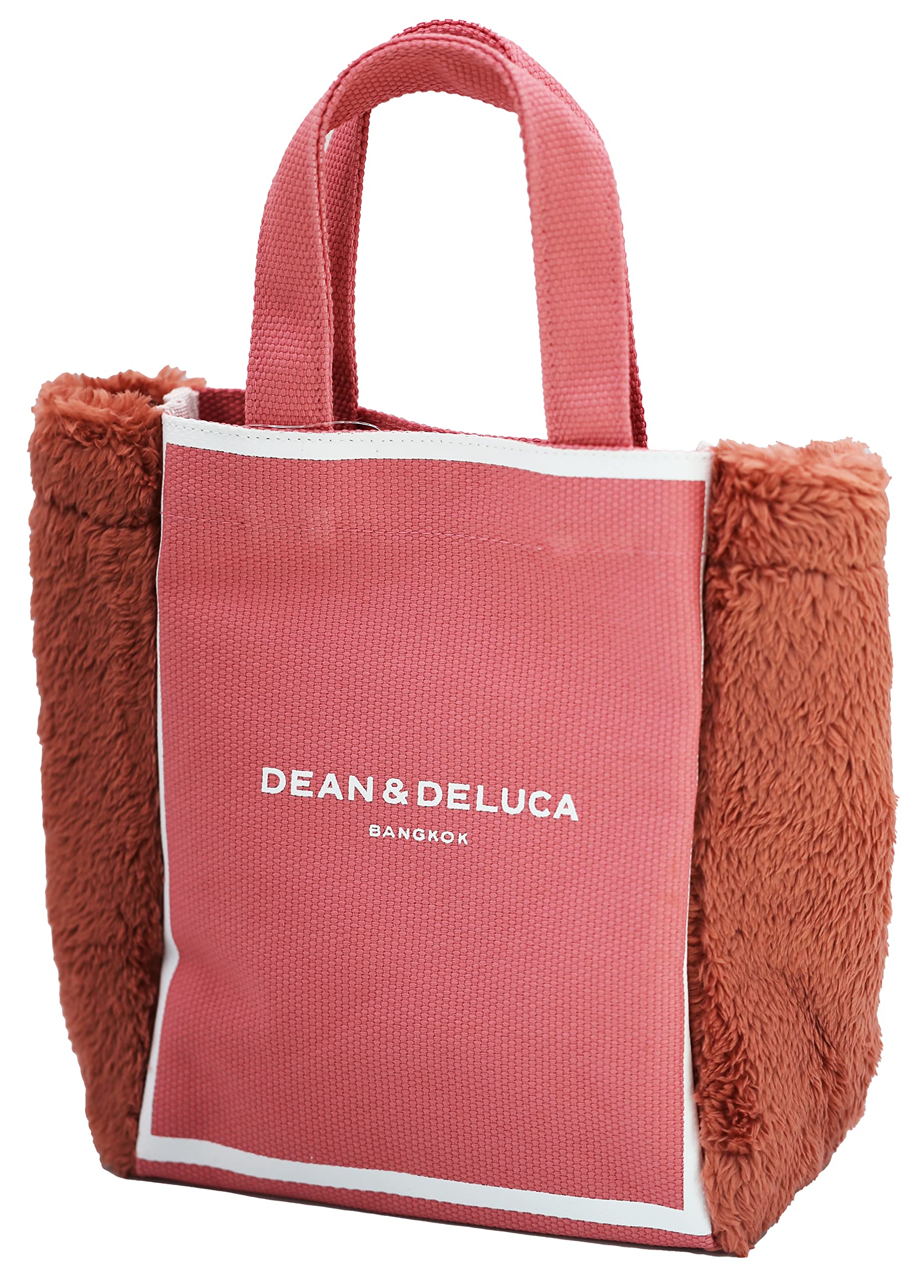 

Dean & Deluca D&D Thailand Bangkok Exclusive Valentine s Day 2023 Limited Edition Soft Pink Fur Tote Bag, XS [Parallel Import]