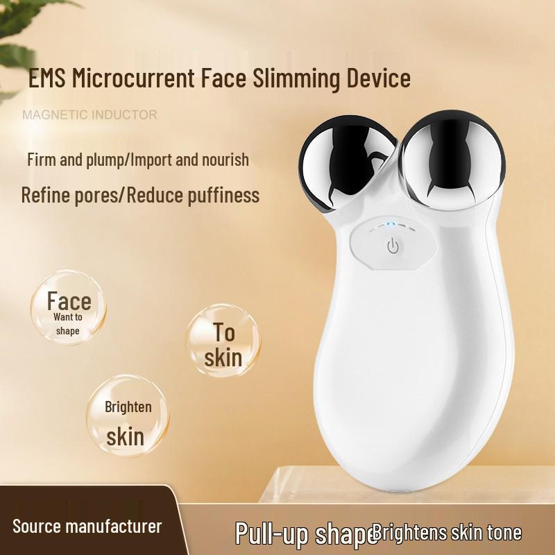 Cross-border RF Neck & V-Face Lifting Roller for Skin Rejuvenation & Microcurrent Beauty
