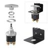 12V Battery Kill Switch Heavy Duty Battery Circuit Cutter Disconnecter Isolator With Keyhole For RV Camperize Van Accessories