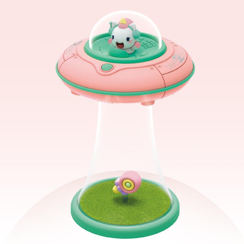 

Cute Pet UFO Night Light, Cartoon Ornament Lamp, USB Rechargeable Stepless Dimmable LED Light 1