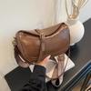 Niche Women's Retro Crossbody Dumpling Bag - 2025 Autumn/Winter Collection, Versatile High-End Shoulder Bag.