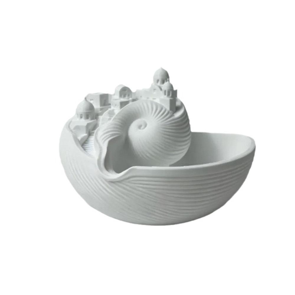 3D Printed Coastal Style Key Tray Conch Shell Shape Conch Shell Storage Box Entryway Table Decor