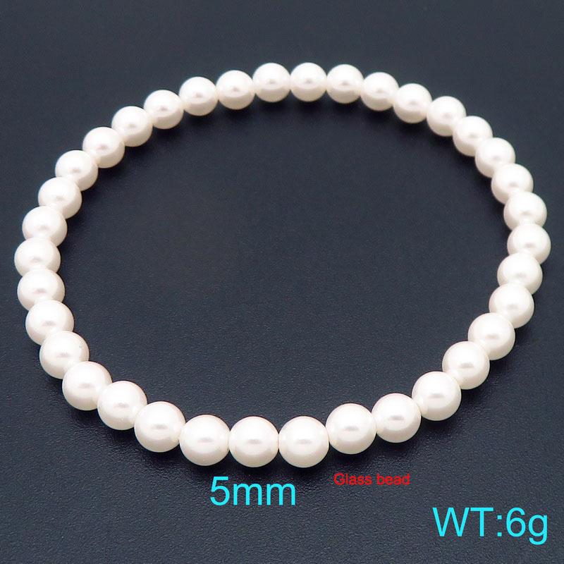 

Kalen Trendy Dopamine Bohemia Glass Beads Bracelet Personalized Hip-Hop Stainless Steel Jewelry Rock Street Party Accessories