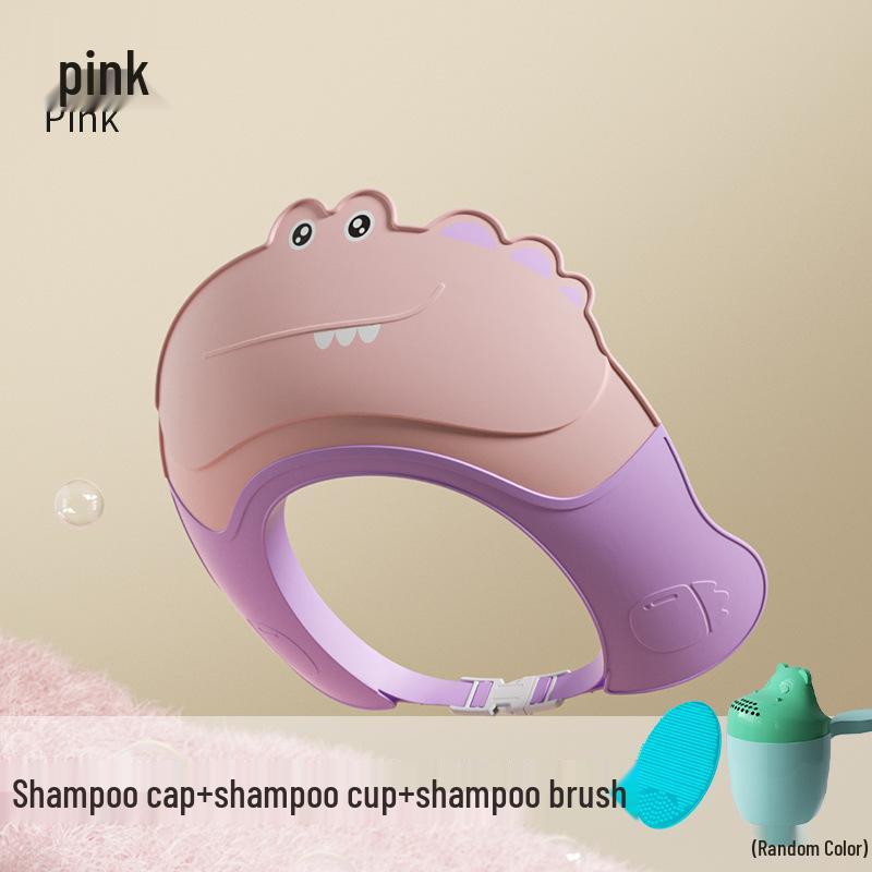 Visera Impermeable para Champú y Gorro de Baño para Niños