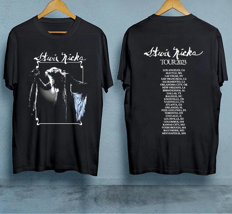 Stevie Nicks 2023 Tour T-Shirt  Stevie Nicks Tour 2023 Live in Concert Shirt Unisex T-Shirt XXXXL