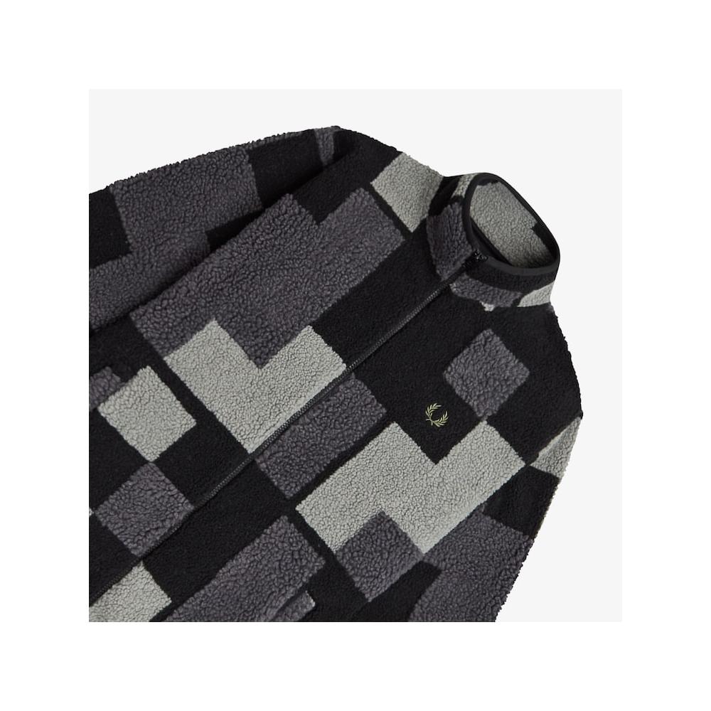 Fred Perry [sport] Pixel Vogfleece   Black Afpm2336570 102 qzgAfpm2336570 102