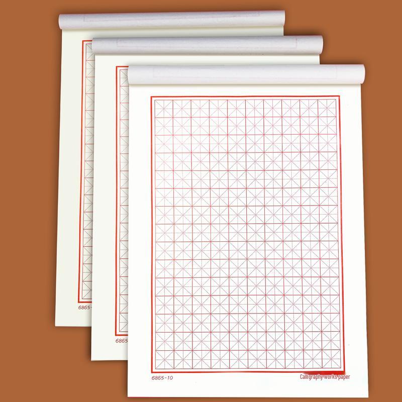 Calligraphy Practice Paper: Horizontal and Vertical Lines & Styles